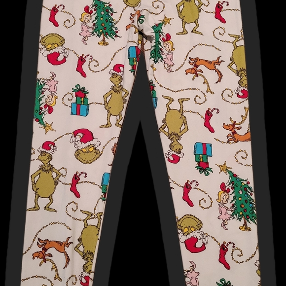 Grinch Christmas Kids Pajama Bottoms - Multicolor - Picture 3 of 3